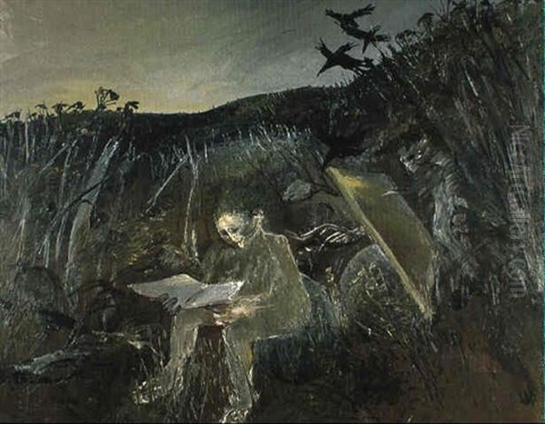 The Painter And The Philosopher Oil Painting by Arthur Merric Boyd