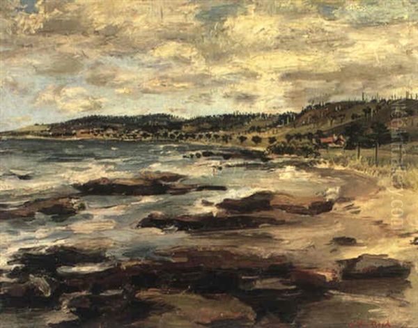 Apollo Bay Oil Painting by Arthur Merric Boyd