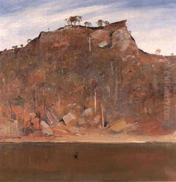 Shoalhaven Landscape Oil Painting by Arthur Merric Boyd