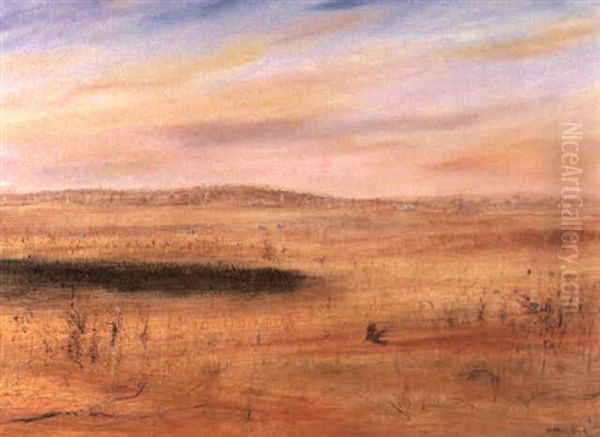 Wimmera Landscape Oil Painting by Arthur Merric Boyd