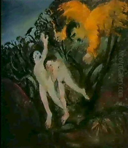 The Expulsion Oil Painting by Arthur Merric Boyd