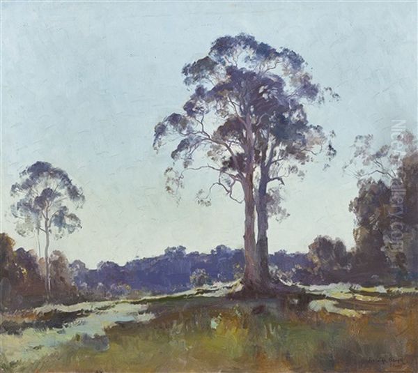 It Stood - A Thing Apart - Unsullied By The Common Growth Oil Painting by Penleigh Boyd