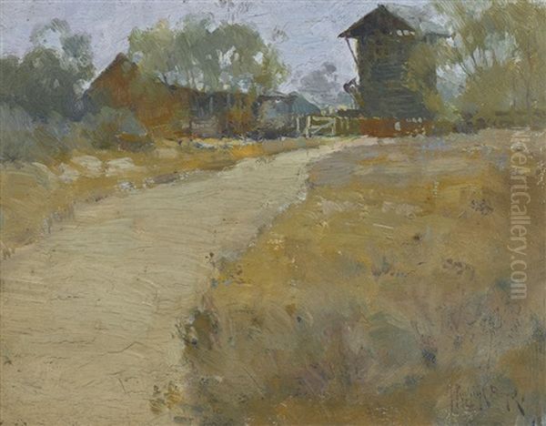 Road To The Farm House Oil Painting by Penleigh Boyd