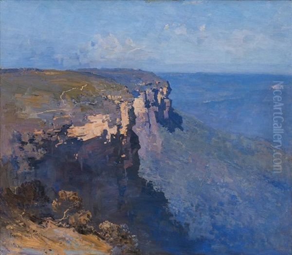 Blue Mountains Oil Painting by Theodore Penleigh Boyd