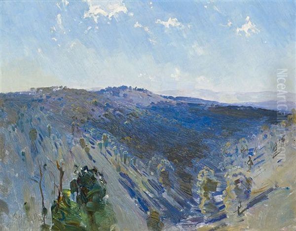 Christmas Hills, Victoria Oil Painting by Theodore Penleigh Boyd