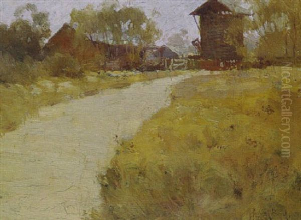 Road To The Farmhouse Oil Painting by Theodore Penleigh Boyd