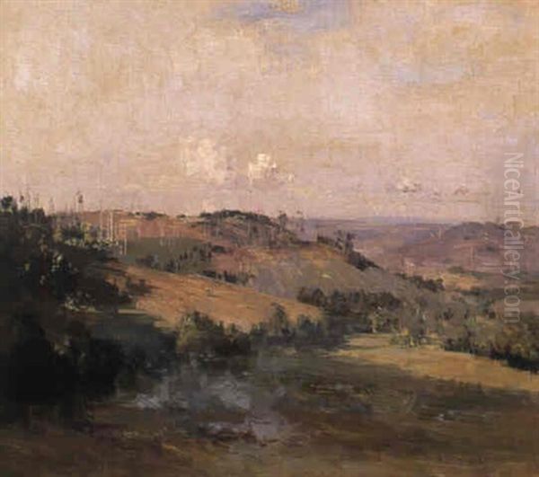 New South Wales Landscape Oil Painting by Theodore Penleigh Boyd