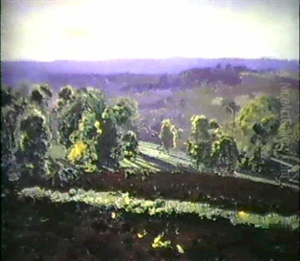 Summer Morning Oil Painting by Theodore Penleigh Boyd