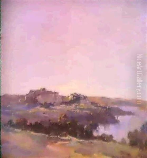 Hilltop View, 1922 Oil Painting by Theodore Penleigh Boyd