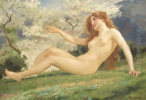 Le Printemps Oil Painting by Abel Dominique Boye