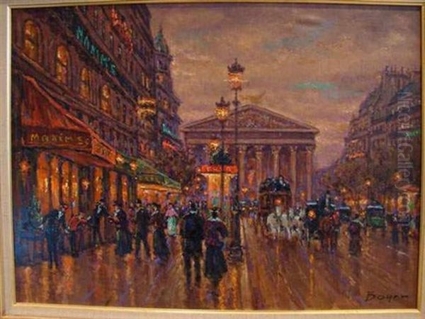 Rue Royal Oil Painting by Emile Boyer