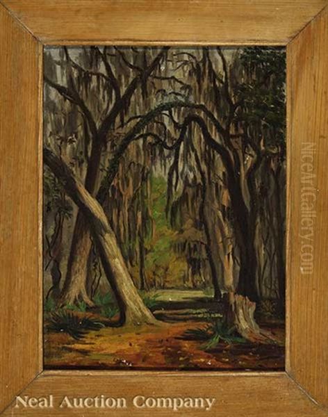 City Park, New Orleans Oil Painting by Charles Wellington Boyle