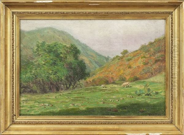 Catalina Island Landscape Oil Painting by Charles Wellington Boyle