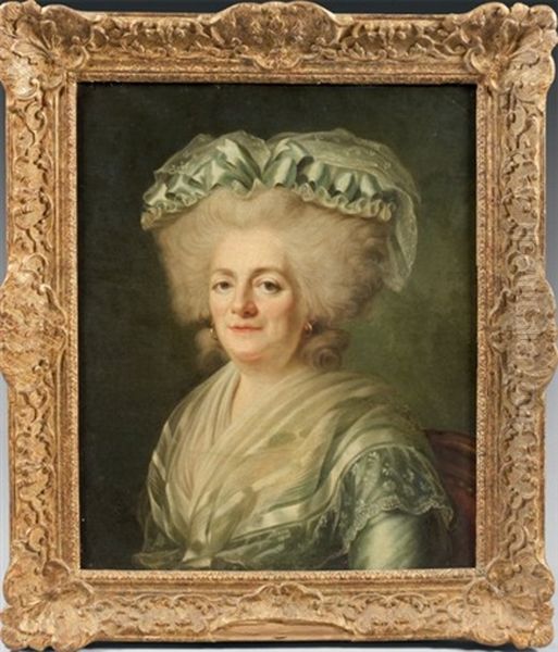 Portrait De Madame Victoire Oil Painting by Joseph Boze