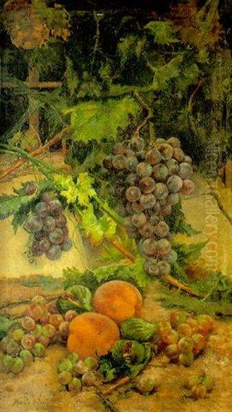 Bodegon De Parras Oil Painting by Jose Maria Bracho Murillo