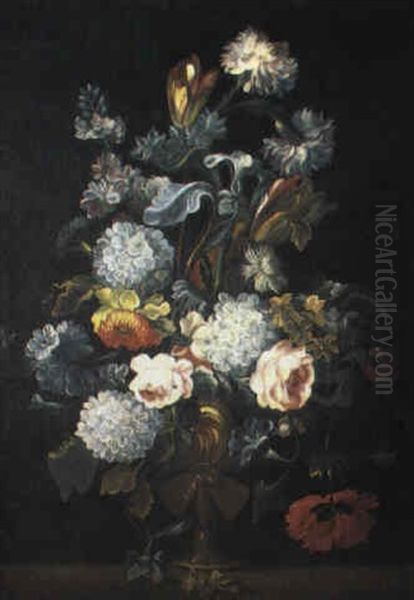 Florero Oil Painting by Jose Maria Bracho Murillo