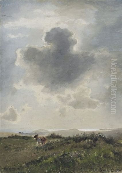 Gohren Auf Rugen Oil Painting by Eugen Felix Prosper Bracht