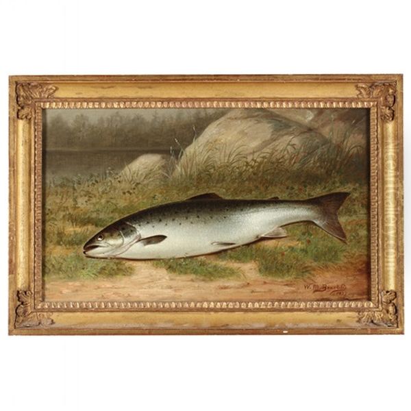 The Trophy Trout Oil Painting by Walter M. Brackett