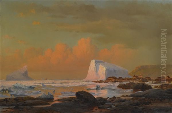 Labrador Coast Oil Painting by William Bradford