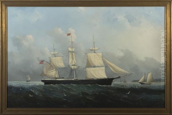 The American Clipper Ship Harry Bluff Oil Painting by William Bradford