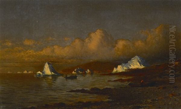 Morning's Silver Light (coast Of Labrador) Oil Painting by William Bradford