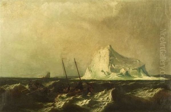 The Returning Fishermen Off Cape St. John Oil Painting by William Bradford