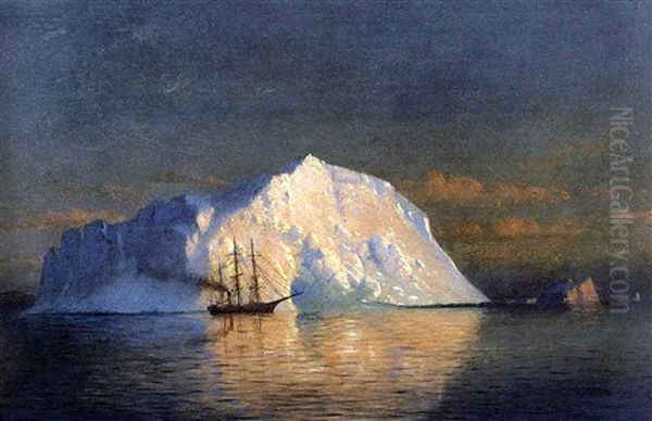 Icebergs, Labrador Oil Painting by William Bradford