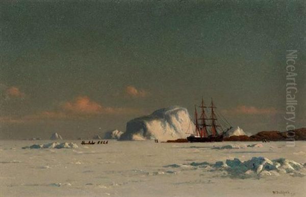 In The Artic Oil Painting by William Bradford