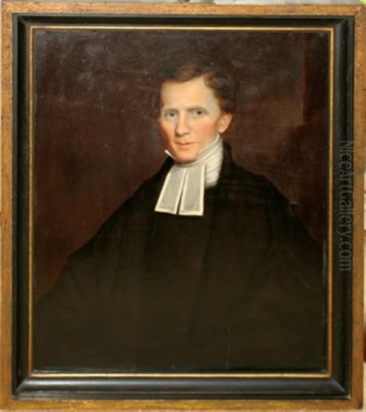 Portrait Of A Minister by Alvah Bradish