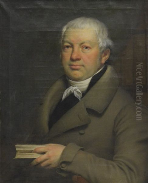 Portrait De Notable Oil Painting by Ferdinand de Braekeleer the Elder