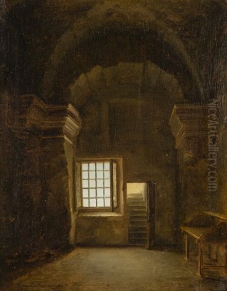 Interieur De Cabinet Oil Painting by Henri de Braekeleer