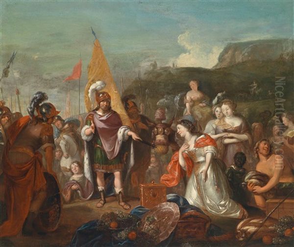 Die Enthaltsamkeit Des Scipio (nach Livius Xxvi, 50) Oil Painting by Richard Brakenburg