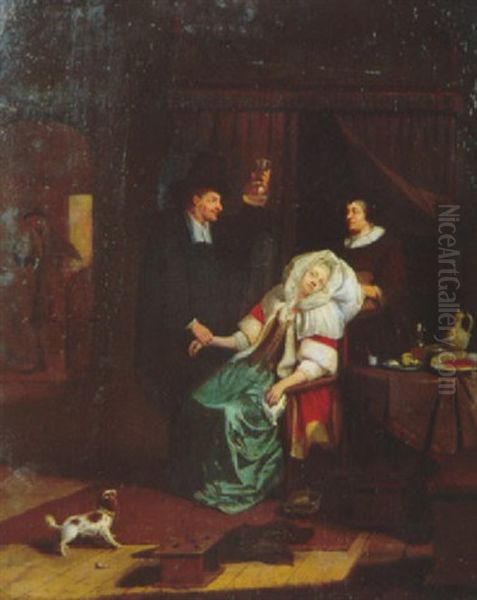 Le Medecin Oil Painting by Richard Brakenburg