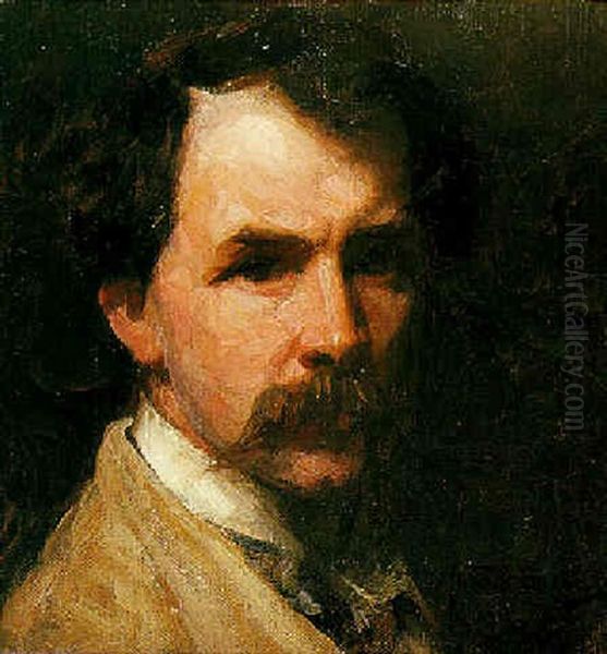 Self-portrait Oil Painting by Frank Bramley