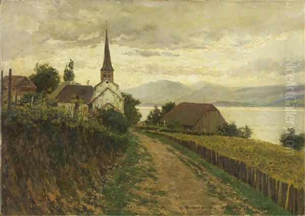 Neuchatel Oil Painting by Carlo Brancaccio