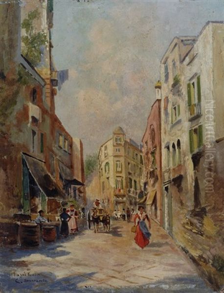 Napoli Vecchia Oil Painting by Carlo Brancaccio