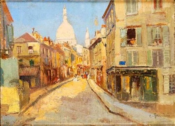 Montmartre Oil Painting by Carlo Brancaccio