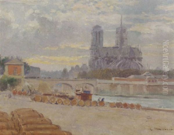 Blick Auf Notre-dame by Carlo Brancaccio