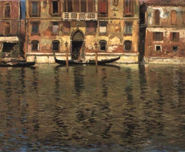 The Grand Canal, Venice Oil Painting by Carlo Brancaccio