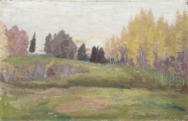 Landscape Oil Painting by Robert B. Brandegee