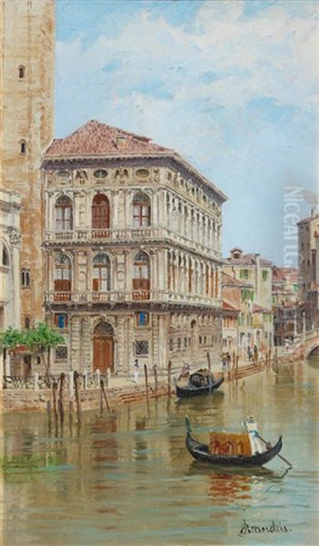 Manin Palace, Venice Oil Painting by Antonietta Brandeis