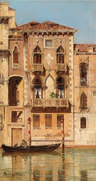 Palazzo Contarini Fasan Oil Painting by Antonietta Brandeis