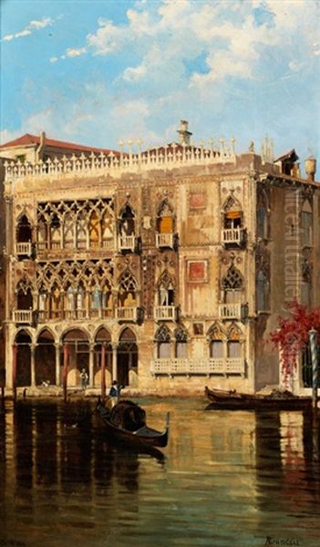 Die Ca' D'oro, Venedig Oil Painting by Antonietta Brandeis