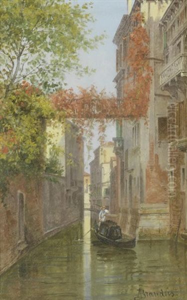 Palazzo Albrizzi, Venezia Oil Painting by Antonietta Brandeis