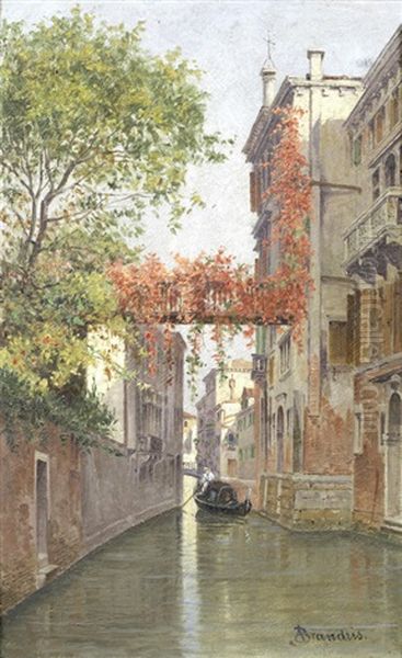 Palazzo Albrizzi, Venezia Oil Painting by Antonietta Brandeis