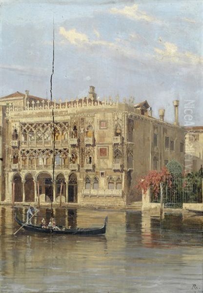 La C D'oro A Venezia Oil Painting by Antonietta Brandeis