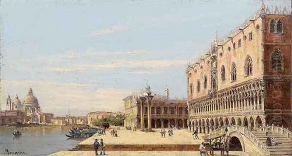 Dogenpalast, Venedig Oil Painting by Antonietta Brandeis