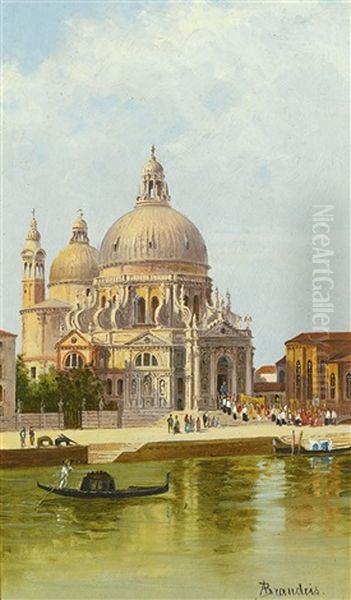 San Marco Della Salute, Venice Oil Painting by Antonietta Brandeis