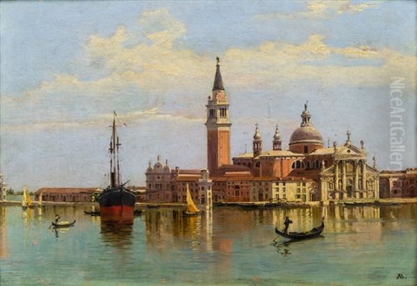 Venedig, Insel San Giorgio Oil Painting by Antonietta Brandeis