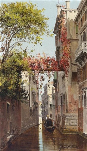 Palazzo Albrizzi, Venedig Oil Painting by Antonietta Brandeis